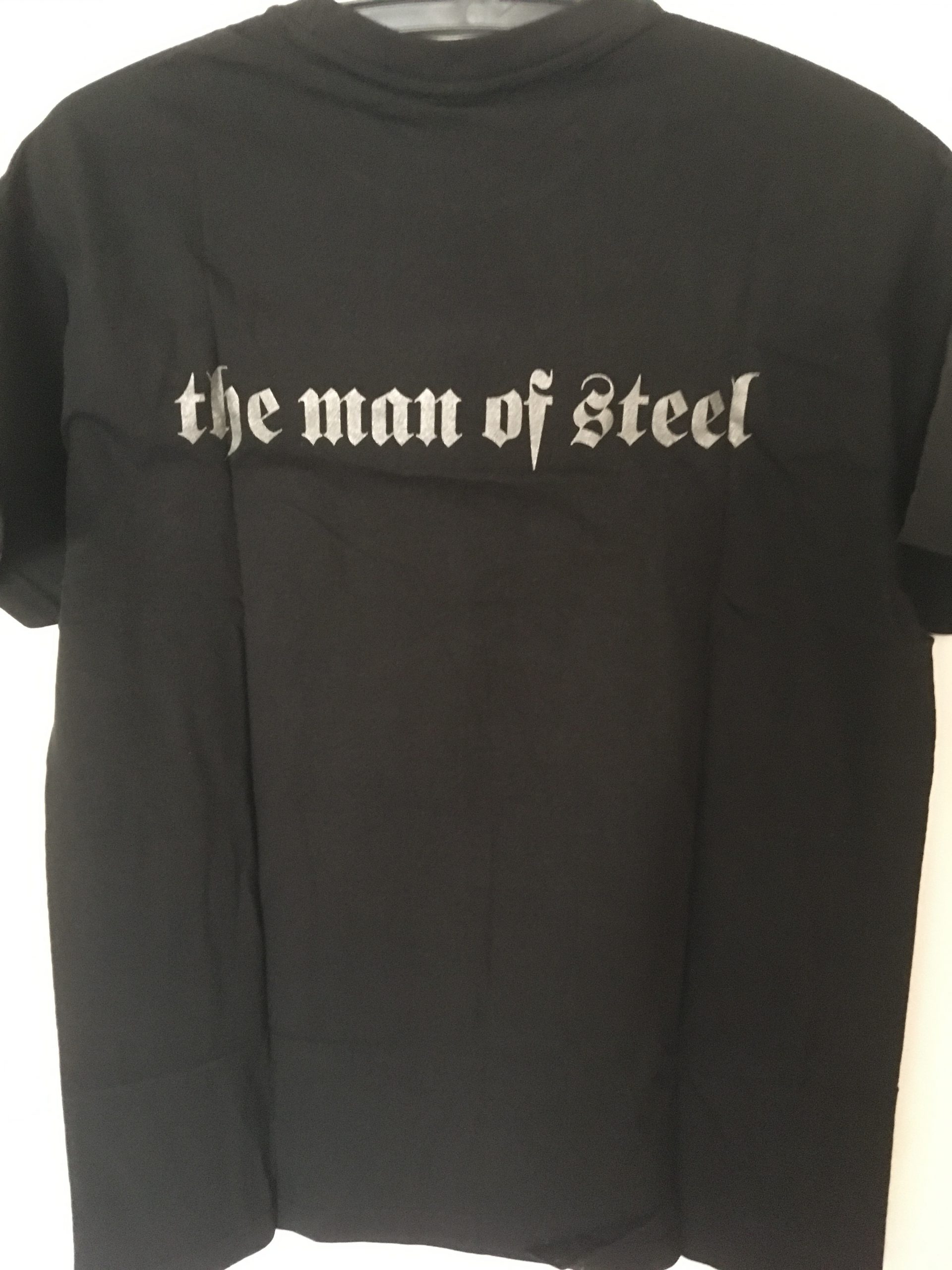 Spiritus Mortis T-Shirt back print the man of steel